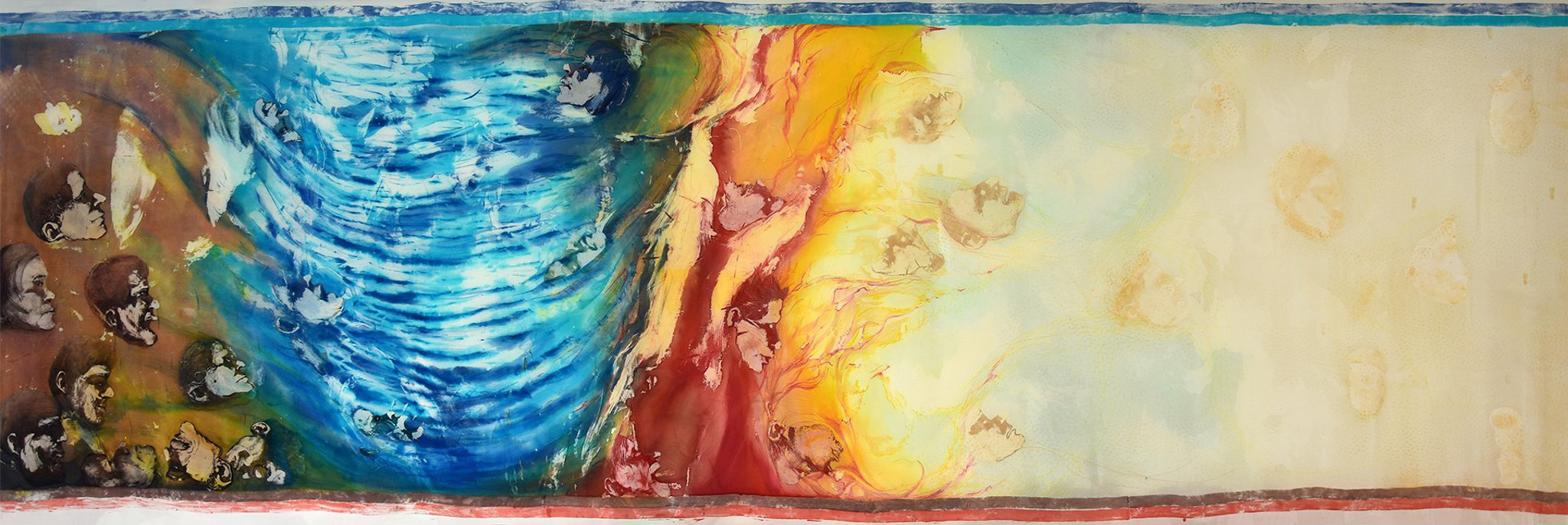 Friendship with Death, 405 × 144 cm