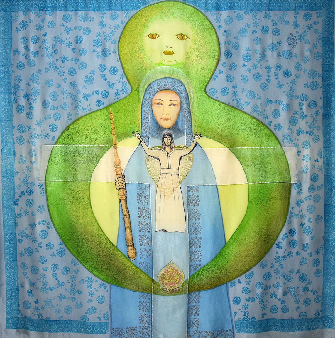 Healing, 135 × 139 cm