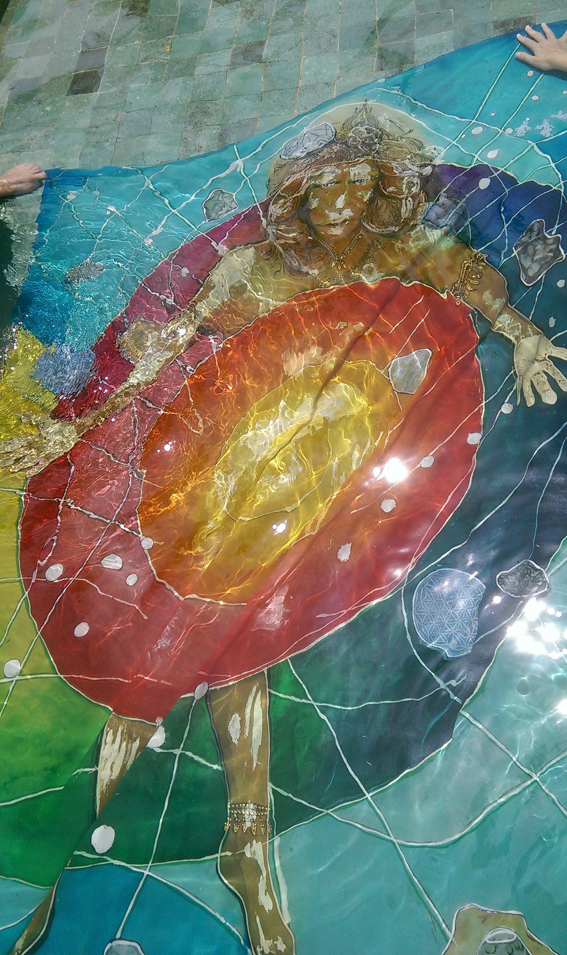 The big trip, Body silk / power silk, 135 × 180 cm