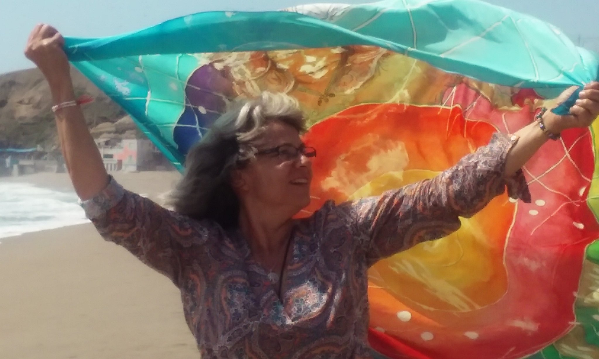 The big trip, Body silk / power silk, 135 × 180 cm