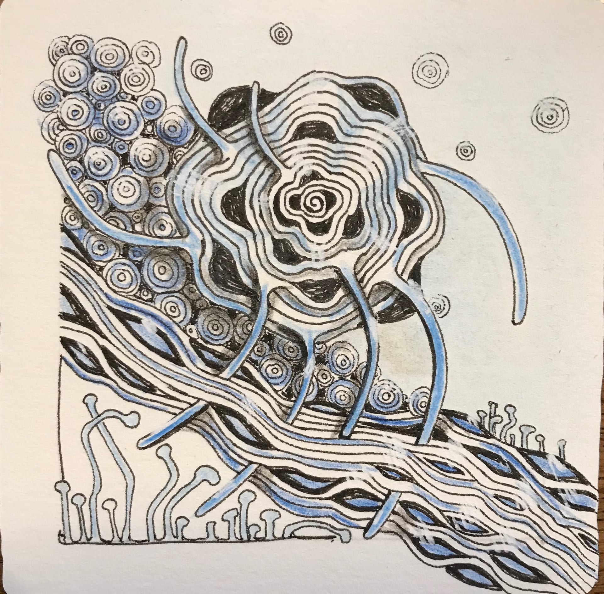 Waterbubbles, Tile, 9x9 cm